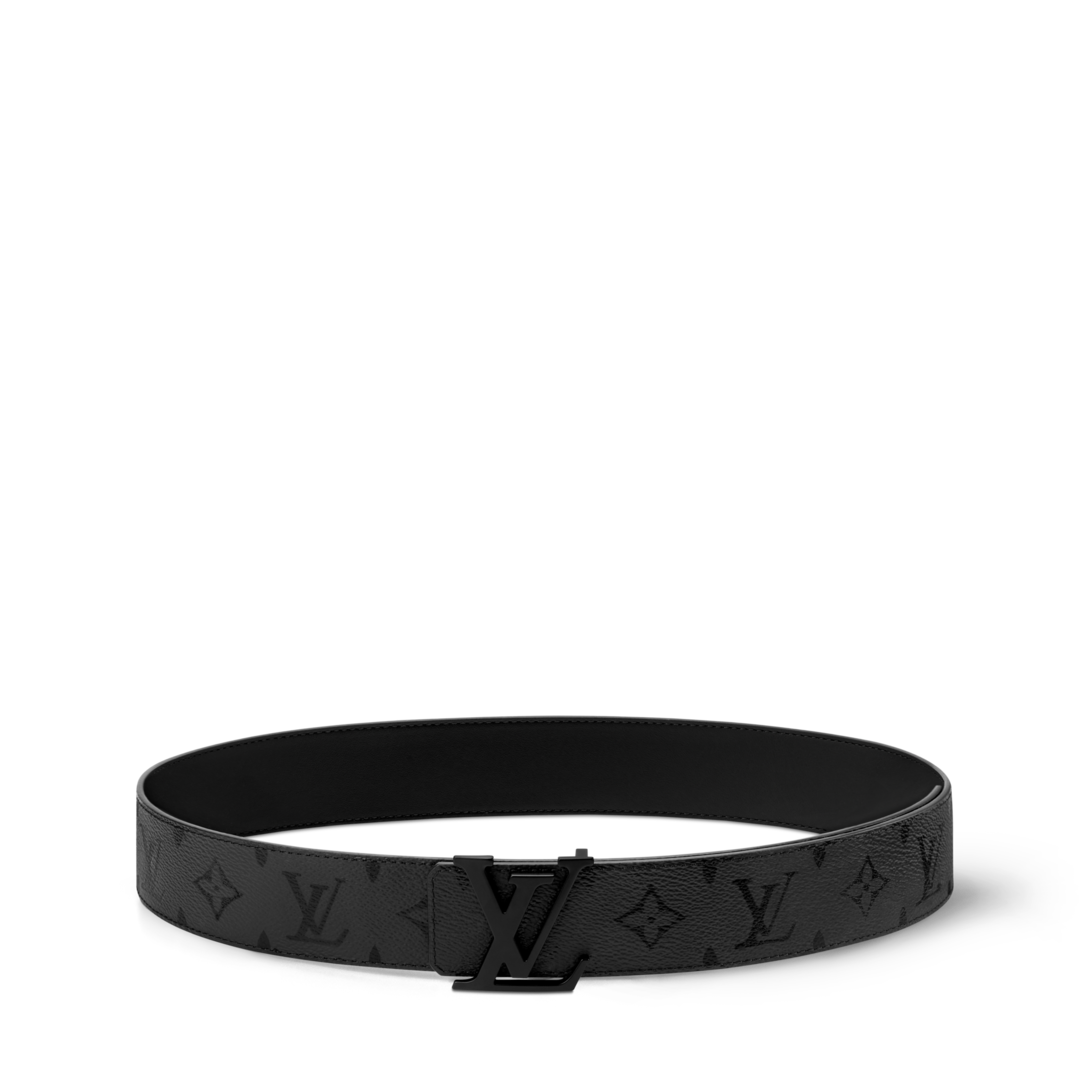 LV Initials Midnight 40MM Reversible Belt - Luxury G72 Black
